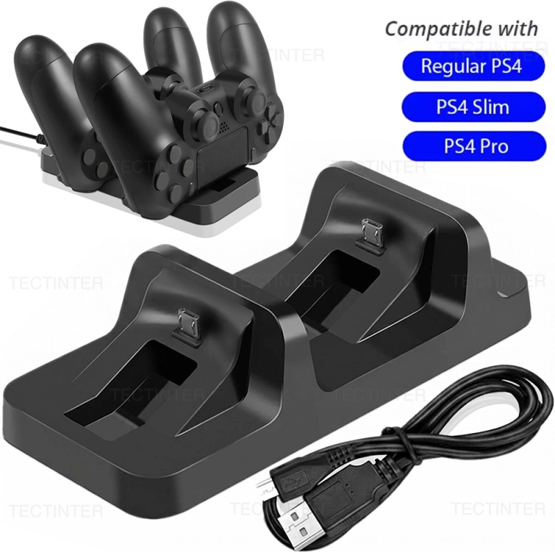Gaming Console In Tv - Çift şarj cihazı dock istasyonu PS4