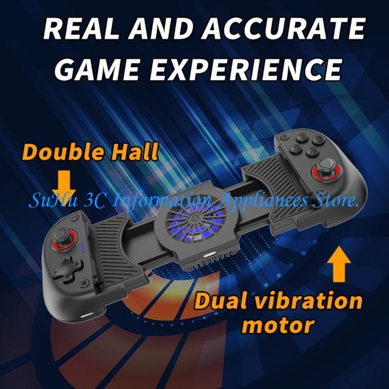 Gaming Console For Phone - Telefon Gamepad Çift Titreşim Motorlu Hall